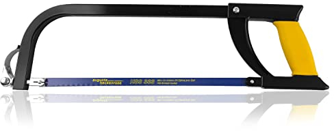 Sega per metallo Augusta Heckenrose 300 mm - robusta sega per metallo/ferro per segare velocemente tutti i metalli - lama robusta e flessibile in HSS/bi-metallo - con morsetto a sgancio rapido