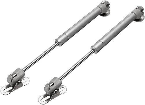Unterstützt Scharnier, Soft-Close-Türdämpfer, 2 Stück, hydraulische Gasfedern, Gasstoßdämpfer, Hebestoßdämpfer, Halterung, Stangenunterstützung, Küchenschrank, Schranktür, Druck: 50 N