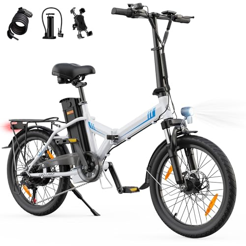 AOIHO E Bike 20 Zoll Klapprad E-Bike 48V 13Ah Akku, E Fahrrad 250W Motor | E Bike Herren & E Bike Damen 100 km Reichweite, 7-Gang Elektrofahrrad, LCD-Display, 4 Fahrmodi, E Klapprad Erwachsene Pendeln