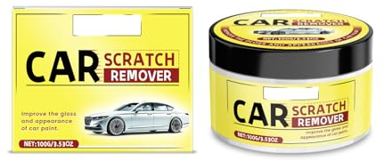 DEKKRYNFV Compuesto de reparación de arañazos para vehículos, 100 g, compuesto de pulido de coche, removedor de arañazos para protección de pintura de coche