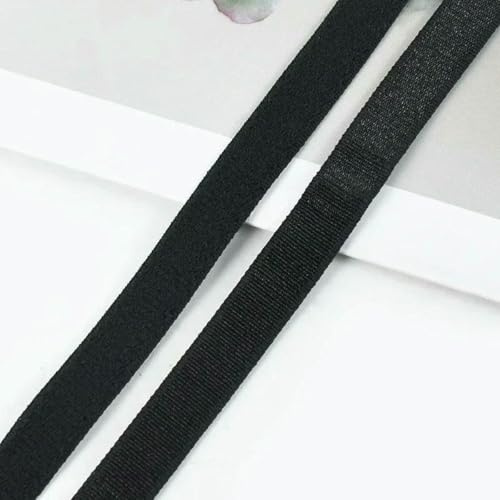 5/10M 6mm-25mm Bande élastique d'extension de soutien-gorge, élastiques en caoutchouc doux pour la peau, pour la couture de vêtements et autres travaux manuels, pansements pour cheveux, ruban adhési