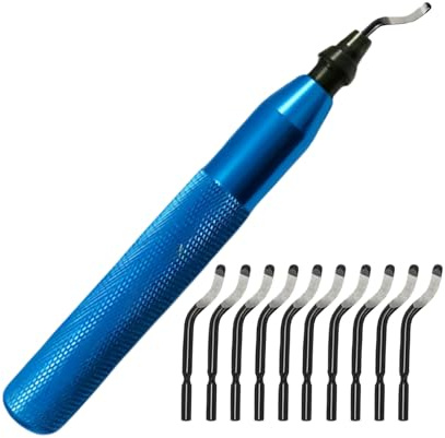 Herramienta De Desbarbado: Accesorios Ergonómicos Fabricados En Acero De Alta Velocidad, Herramienta De Desbarbado Resistente Al Desgaste | Para Principiantes, Tubería De Cobre De Resina Metálica,