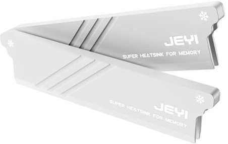 JEYI RAM Dissipatore di calore DDR2/3/4/5 Bianco 2PCS