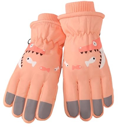 Generisch 2026 Damen-Thermohandschuhe Radhandschuhe Für Den Winter Warm Isolierend Mit Cartoon-Muster Laufhandschuhe Für Kinder Skifahrer Outdoor-AktivitäTen Jungen MäDchen