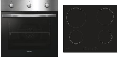 Candy Idea P CI27XCH64CCBS Built In Electric Single Oven and Ceramic Hob Pack - A+ Rated