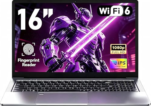 CHIFUYOU Computer portatile 16 pollici 16 GB DDR4 1 TB SSD Portatile R7 5825U fino a 4,5 GHz WiFi 6, tastiera retroilluminata Schermo Full HD 1920×1080, webcam/pannello touch/porte multimediali