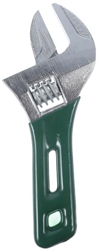 Levemolo Llave Inglesa Ajustable Pequeña de Boca Ancha, Mango Corto, 6 Pulgadas, Acero Resistente, Herramienta Portátil para Fontanería y Mantenimiento Doméstico, Llave Multiusos Compacta