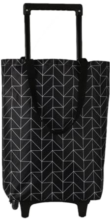 SILENRADAWN Carrello della Spesa Pieghevole Borsa Oxford, Struttura Rinforzata, Ruote per Scale, per Shopping Urbano e Trasporto Versatile
