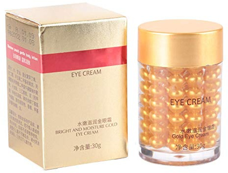 30g Gold Eye Cream per occhi per aspetto, cerchi idratanti scuri antirughe