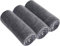 BW&HM Sporthandtuch Fitness Handtuch Gym Handtuch Trainingshandtuch Fitnessstudio Super weich und saugfähig 40x80 cm 3er Set Grau