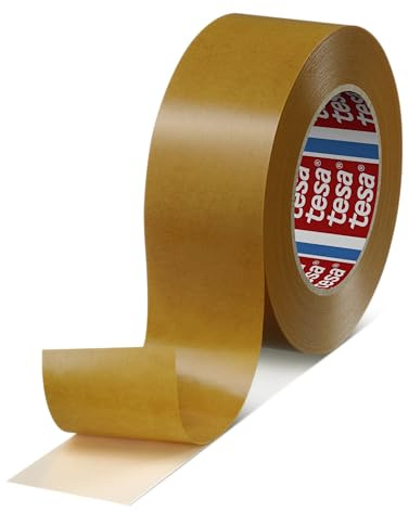 tesa fix 4959, Doppelseitiges Vliesband, Klebeband, Farbe: transparent, Länge: 50 m, versch. Breiten (50 mm)