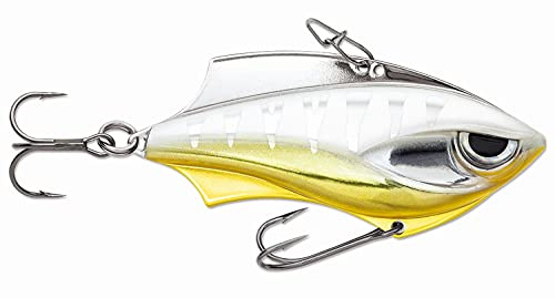 Rapala - Ripstop Angelköder - Angelzubehör mit Zweiteiliger Tauchschaufel - Süßwasser Spinnköder - Lauftiefe 1,3-1,6m - Fischköder 12cm, 14g - Hergestellt in Estland - Silver Blue