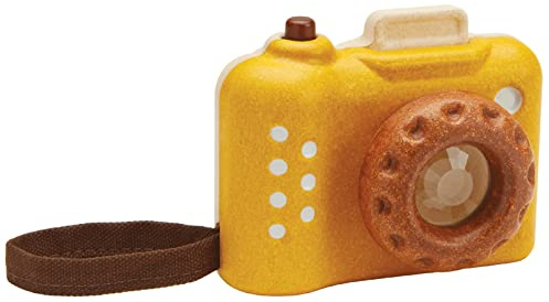 PlanToys Kinderkamera - Meine erste Kamera - Fotokamera für Kinder - Sofortbildkamera Kinder mit verstellbarer Kaleidoskop-Linse - Orchard Collection