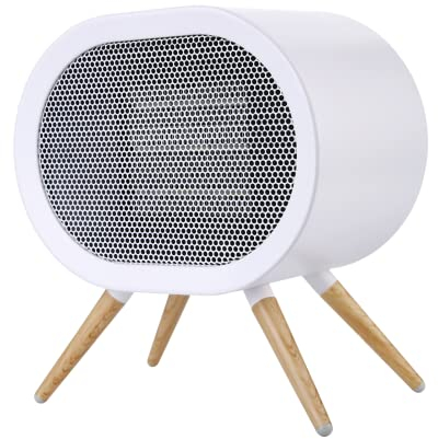 F.EASY.D Heizlüfter, 1000W Kleine Raumheizung für den Innenbereich, PTC Schnell Heizende Keramik-Heizung, Niedliche Tragbare Heizlüfter Raumheizung für Büro, Haus, Schlafzimmer, Bad, Schreibtisch