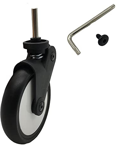 Brogtorl Accesorio de repuesto para cochecito, rueda delantera de goma, compatible con Babyzen YOYO YOYA