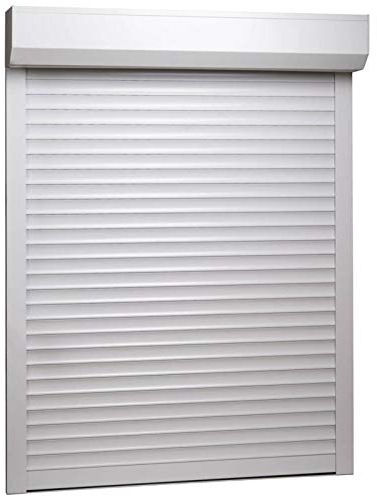 LAPOOH Rollladen Aluminium, Aussenrolladen, Schrank Rollo, Außenrollo, Sonnenschutzrollo Außen, 120 x 150 cm Weiß