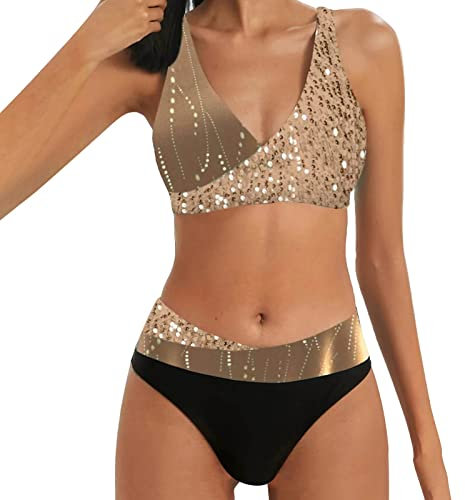 Unterhosen Damen Women's Knickers meerjungfrauenflosse Bikini Set Damen Push up unterwäsche sexy Bikini Bluse schwarz Badeanzug große größe Mammut mütze Herren Figurformender Badeanzug