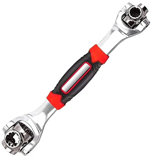 Chiave inglese, Chiave regolabile - Nuova chiave inglese 48 in 1 Presa for attrezzi con bulloni scanalati Chiave universale a 360 gradi for riparazione auto domestica Chiave for cambio professionale