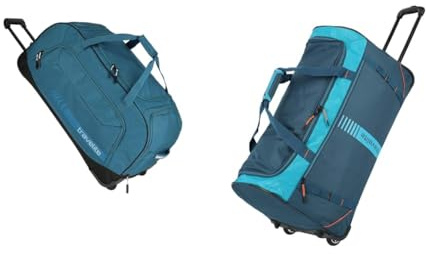 travelite Trolley Reisetasche Größe XL, Gepäck Serie Kick Off & 2-Rad Trolley Größe L, Gepäck Serie Basics Active: Weichgepäck Reisetasche mit Rollen im frischen Design, 71 cm, 86 Liter
