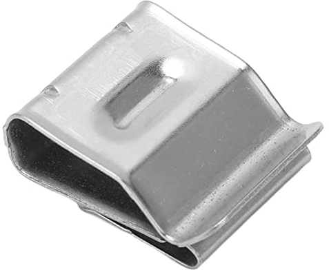 50 Stück Kabel-Clip, 2 Draht Edelstahl-Schnur-Befestigungs-Halter-Klemm-Set Kit Kabel-Clips Anhänger-Rahmen Draht-Klammer-Clips für Pv-Modul-Rahmen, Pv-Schiene, Solar Panel, Komponenten-Kabel, Inverte