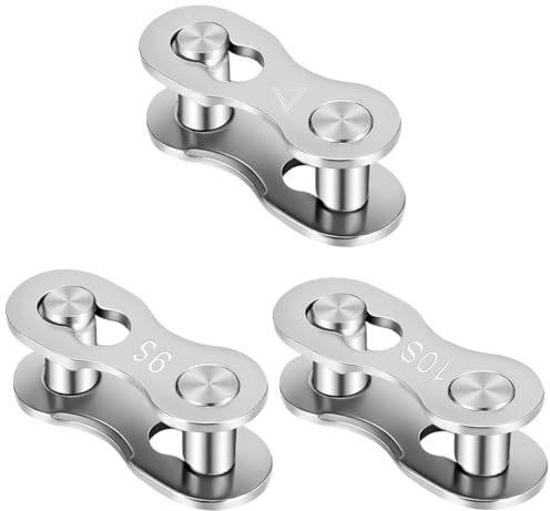 LICQIC Bike Chain Link, Bicycle Quick Connector Link, 3 Pair (6-7-8, 9, 10 Speed)