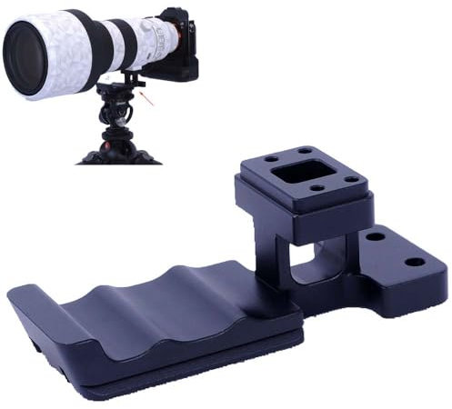 iShoot Lens Collar Stand Replacement Foot Tripod Mount Ring Base Compatible with Sony FE 400-800mm F6.3-8 G Lens, Support Bracket Holder Arca-Swiss Fit Quick Release Plate for Arca Clamp