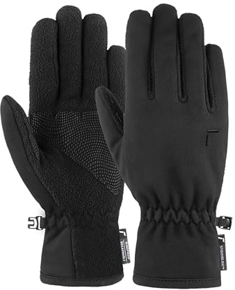 Reusch Outdoor Handschuhe Herren & Damen | wasserabweisend & atmungsaktiv | winddichte Fleecehandschuhe mit Softshell & verstärkter Handfläche, für Sport & Freizeit, Größe 6-11, Kiruna STORMBLOXX