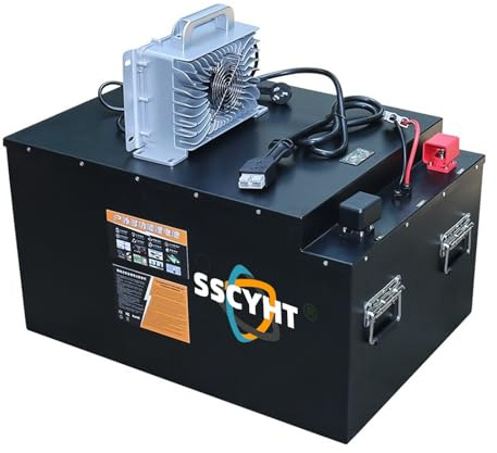 SSCYHT 48v150ah, 24V 48V 100Ah 150Ah 200Ah 300Ah 400Ah Parkklimaanlage Photovoltaik-Energiespeicherbatterie 25,6V 51,2V Lithium-Eisenphosphat-Batterie für Außenbordmotor/Elektro-Trollingmotor