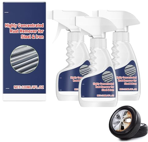 Powerful Metal Rust Removal,Spray per Rimuovere Ruggine,Multipurpose Rust Remover Spray,Rimozione della Ruggine per Metallo SprayAnti Ruggine,360ml