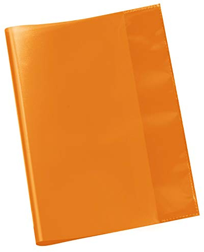 VELOFLEX - Schulhefthülle DIN A4 PP Transparent Orange 25 Stück