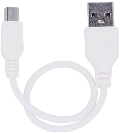 REY Câble mini USB vers USB 2.0, pour la charge et les données, universel, gris, 10cm
