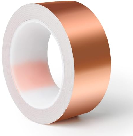 Sprießen Cinta De Cobre contra Babosas, Cintas Cobre Repelentes Babosas y Caracoles, Cinta De Cobre Repelente De Babosas contra Caracoles, Cinta De Lámina De Cobre Repelente De Babosas y Caracol