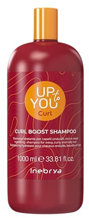 Inebrya Up To You Curl Boost Feuchtigkeits-Shampoo für welliges, lockiges und krauses Haar, 300 ml