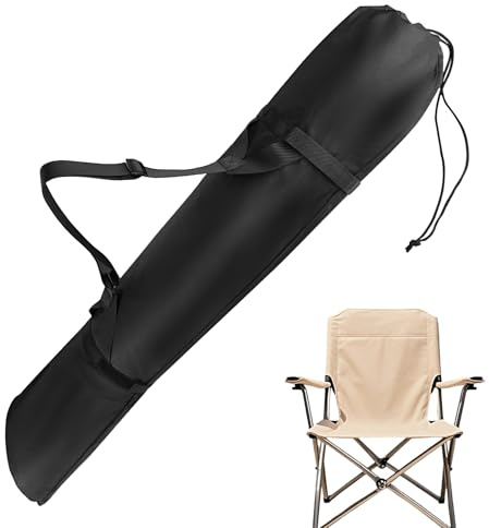 Reemplazo De Funda Para Silla De Camping,Bolsa de Transporte para Silla Plegable de 120 cm - Estuche de Almacenamiento Grande Plegable con Correa para Playa Viaje Parque Picnic Deporte Exterior