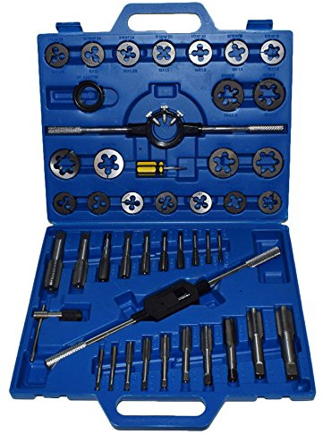 45pc AF Impériale UNF tarauds filières UNC Acier tungstène 1/4 - 1