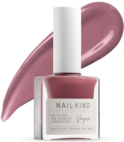 Nail Polish Deep Pink Elephants 8ml Vegan Nail Varnish – Classic Finish, Quick Drying Long Lasting Chip Resistant Manicure, Low Chemical Formula, PETA & Halal Certified, NailKind
