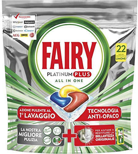 FAIRY Tutoin1 Platinum Plus Zitrone 22 Kapseln für Geschirrspüler