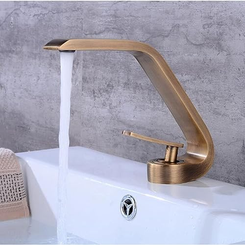 Badezimmer Becken Surf Wasserhahn Messing Made Antike Öl Gerieben Bronze Wasserhahn Becken Waschbecken Eitelkeit Wasserhahn