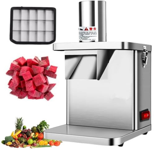 LFfwynog Rallador eléctrico, trituradora eléctrica Profesional de 250 W, máquina de Ensalada eléctrica para Frutas, Verduras, quesos, ensaladora para Uso doméstico en la Cocina,15 * 20mm