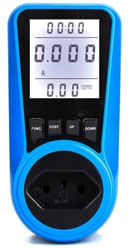 Prise numérique compteur de courant voltmètre compteur de puissance ca temps Watt puissance testeur d'énergie wattmètre