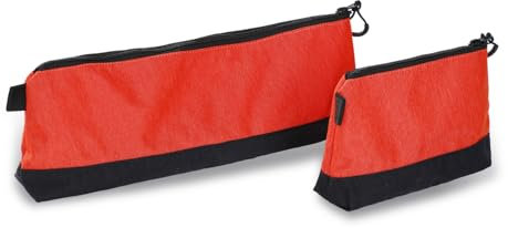 WISEPRO Tool Pouch Bag, Small Zipper Heavy Duty Pouch with Holder, Multi Purpose Storage