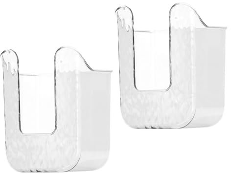 CATIEBYE 2stücke Wandmontage Feuchttücherbox Hygienische Aufbewahrung Ohne Bohren Transparentes Design Für Bad Küche Praktischer Taschentuchhalter Multifunktionale Aufbewahrungslösung