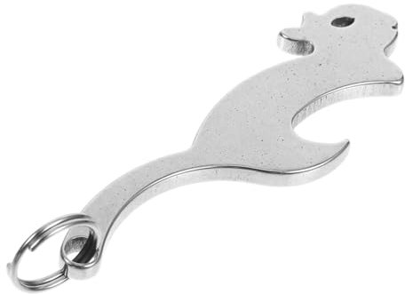 OSOLADY Apribottiglie Decorativo Inossidabile Con Portachiavi Forma Di Coniglio Utile Per Festività e Occasioni Speciali Leggero e Facile Da Trasportare
