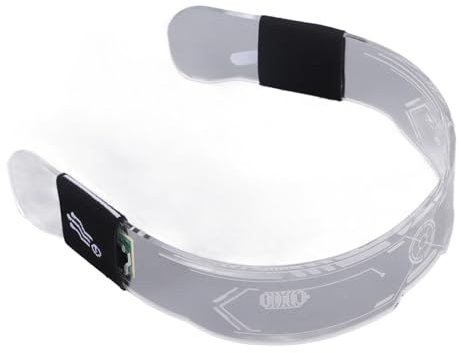 Jwthee LED Glasses, LED Visor Glasses with 7 Colors and 4 Flashing Modes, Light up Glasses Party Glasses Luminous Glasses for Party Bar Festival Concert