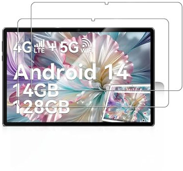 For ZONKA D106C 10 inch Tablet Android Tablet Tempered Glass Screen Protector - High Transparency, Scratch Resistant, Anti-Fingerprint(2 Pack)