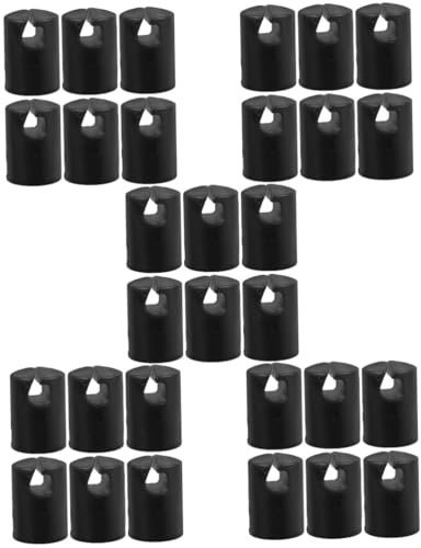 BESPORTBLE 5sets Professional Trampoline Supplies Trampoline Shade Cover Pole Covers Replacement Caps for Boys and Girls 6pcs*5