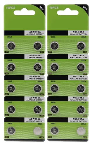 Fhsqwernm Batteries À Bouton AG7 / LR927 / 395 Batteries Bouton AG7 / LR927 / 395