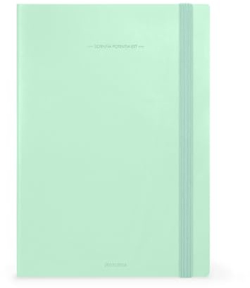 Legami - Agenda des Lehrers Large, Pastel Mint, Wochenkalender, 13 Monate, von August 2025 bis August 2026, pädagogische Planung, Klassenregister, Stundenplan, Schulkalender, 17 x 24 cm