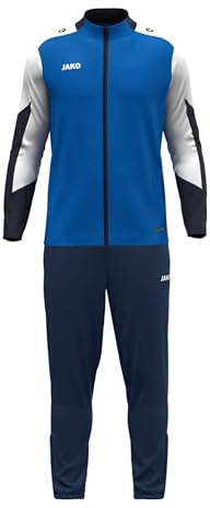 Jako Unisex polyesterdräkt dynamisk, royal/vit/marinblå, S