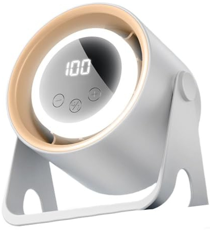 CashMuch Ventilateur de bureau USB sans pales avec fonctionnement silencieux pour la maison, la cuisine, le dortoir, le bureau, noir
